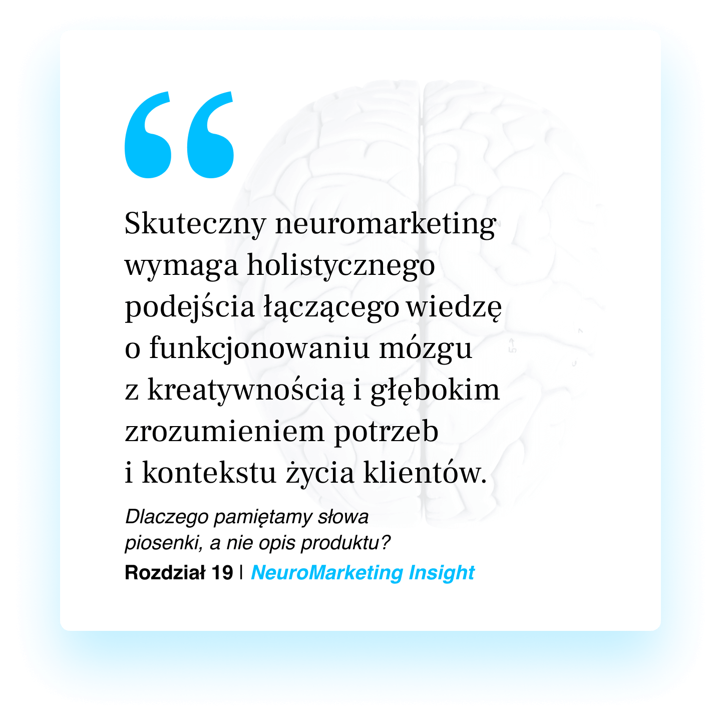 Skuteczny neuromarketing wymaga holistycznego podejścia łączącego wiedzę o funkcjonowaniu mózgu z kreatywnością i głębokim zrozumieniem potrzeb i kontekstu życia klientów.
